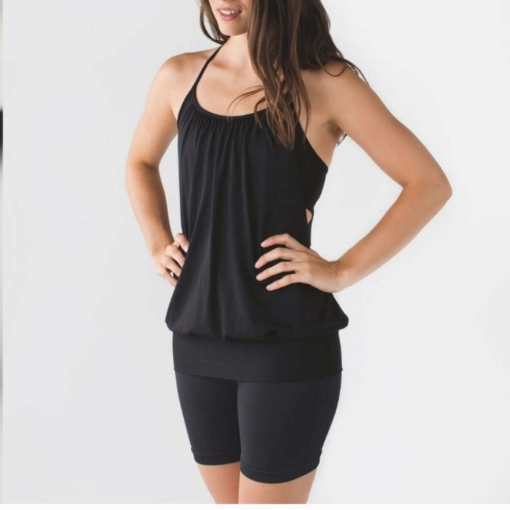 Lululemon No Limits Elegant Black
Sleeveless Tank Top Size 6